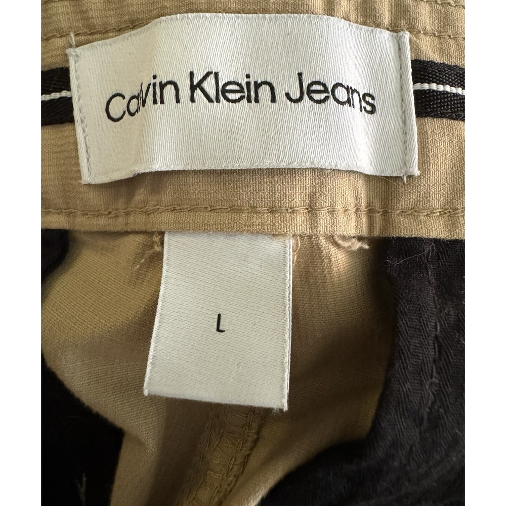 Calvin Klein Ripstop Taper Chino Hose Pants Men's Size Large Tan - Picture 5 of 8